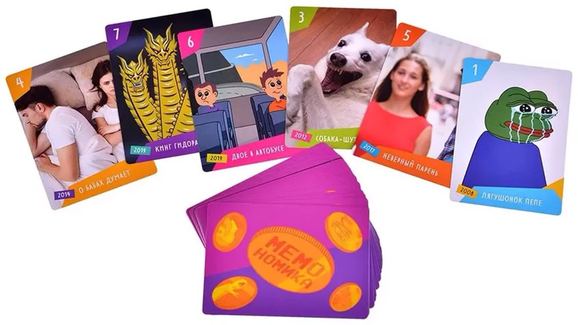 Настольная игра Hobby World Мемономика купить,NaN