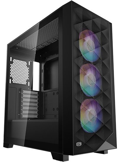 Корпус PCcooler C3D510 BK ARGB черный купить,NaN