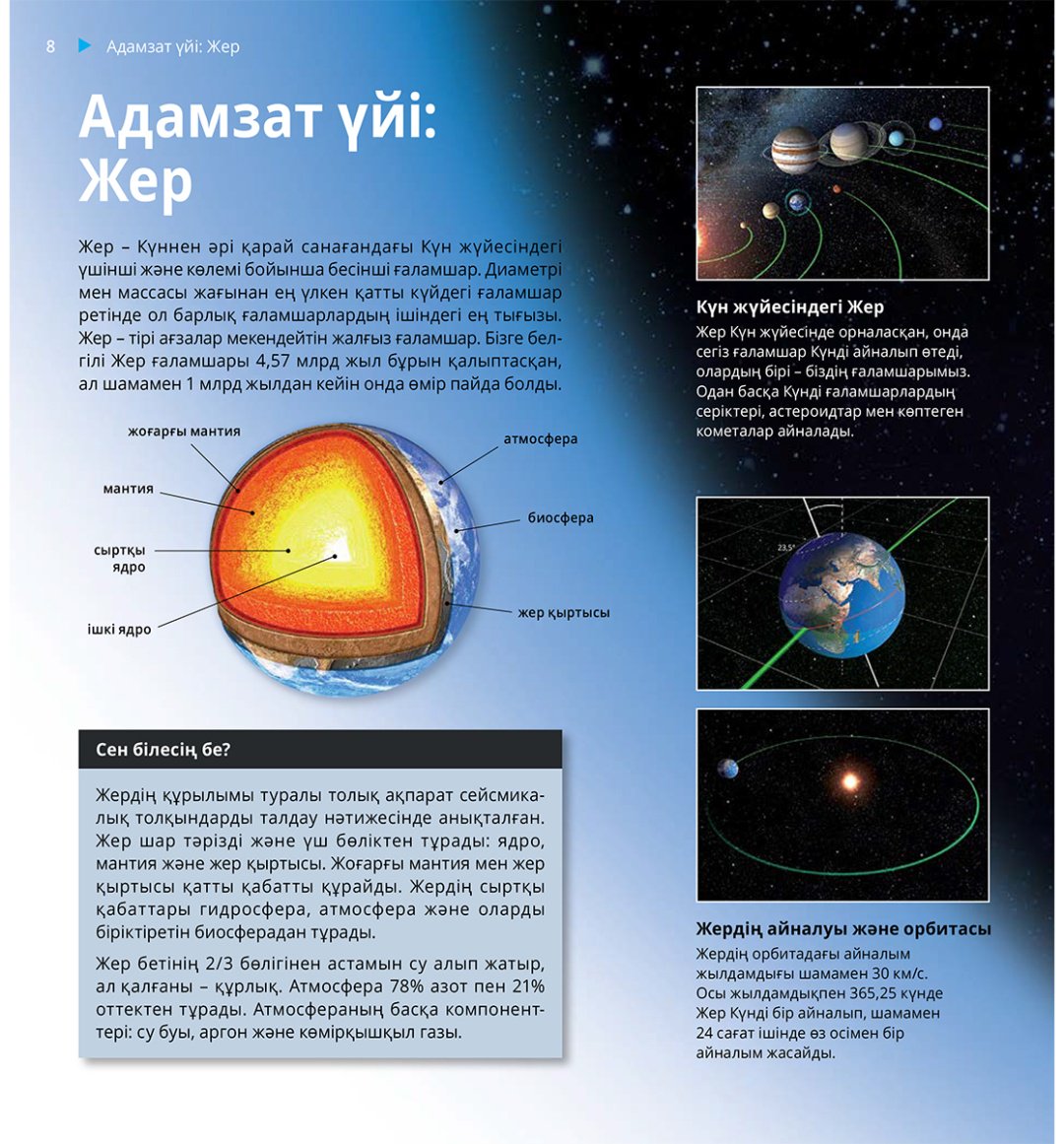 Книга Коллектив авторов: Интербелсенді 3Д-кітап: Жер-біздің ғаламшарымыз купить,NaN