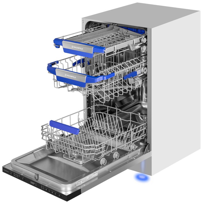 Посудомоечная машина MAUNFELD MLP45737AO Light Beam серый купить,NaN