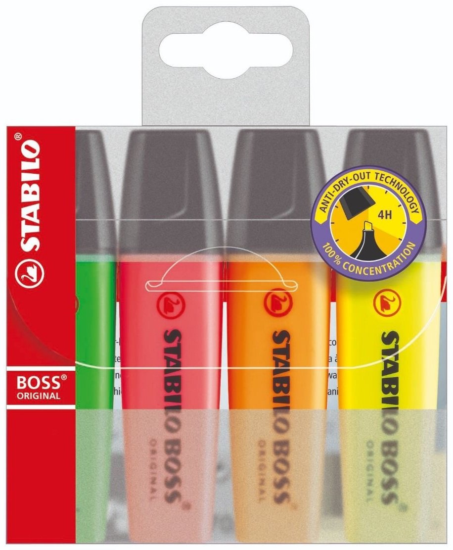 Маркер STABILO 70/4, 4 шт, 5 мм, мультиколор купить,NaN