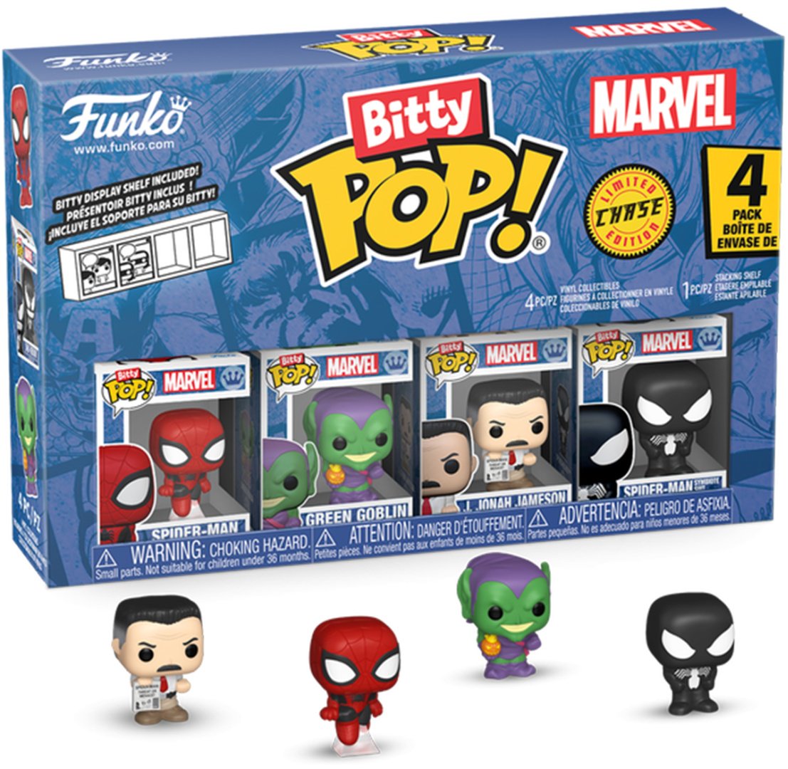 Funko Spider-Man 4PK 2.3 см 4 шт купить,NaN