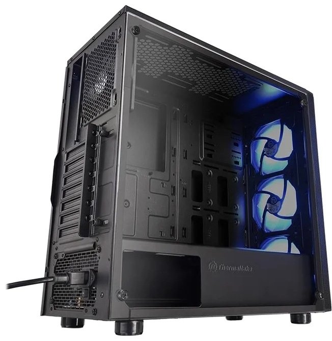 Корпус Thermaltake Versa J23 TG RGB CA-1L6-00M1WN-01 черный купить,38319