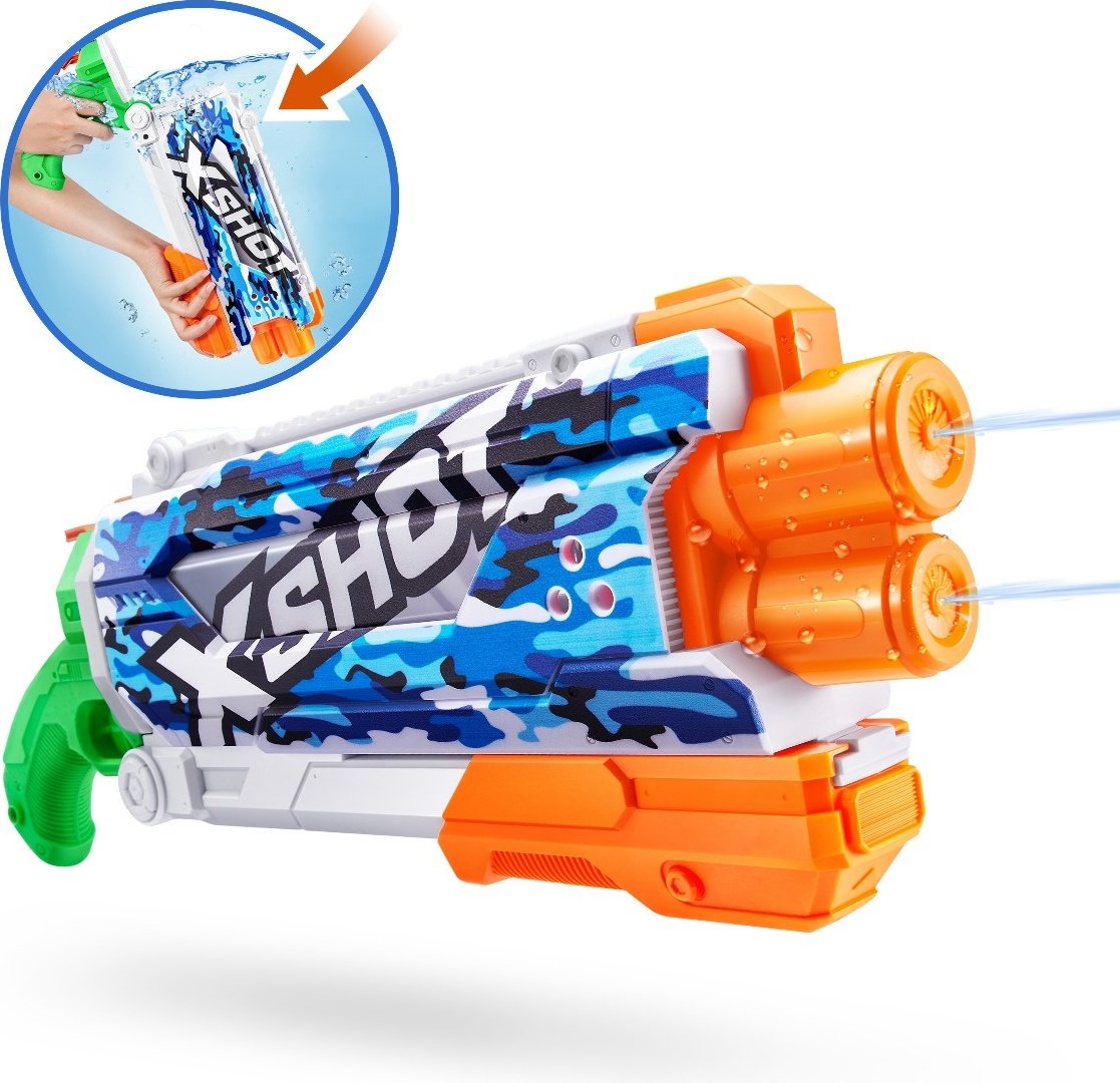 Водное оружие X-Shot Pump Action Skins - Water Camo 11855/11855E купить,NaN