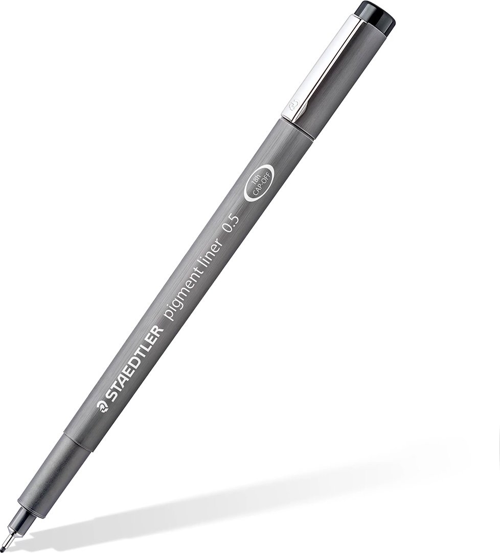 Ручка капиллярная STAEDTLER 308 WP4 05 4 шт, 0.1 мм, цвет чернил черный купить,NaN