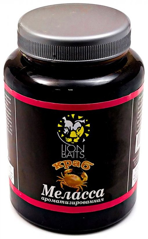 Прикормка Lion Baits Меласса FB-00110 Краб 0.5 кг