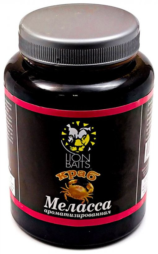 Прикормка Lion Baits Меласса FB-00110 Краб 0.5 кг