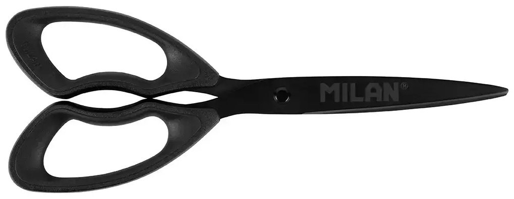Ножницы канцелярские Milan BWM10537DW, 20 см, черный купить,NaN