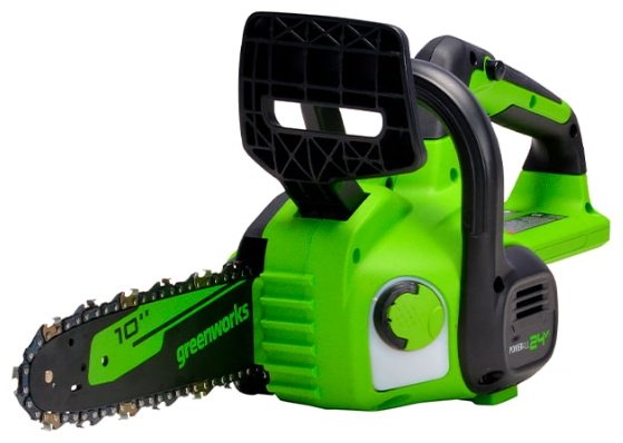 Аккумуляторная цепная пила Greenworks G24CS25K4 (2007707UBRU)