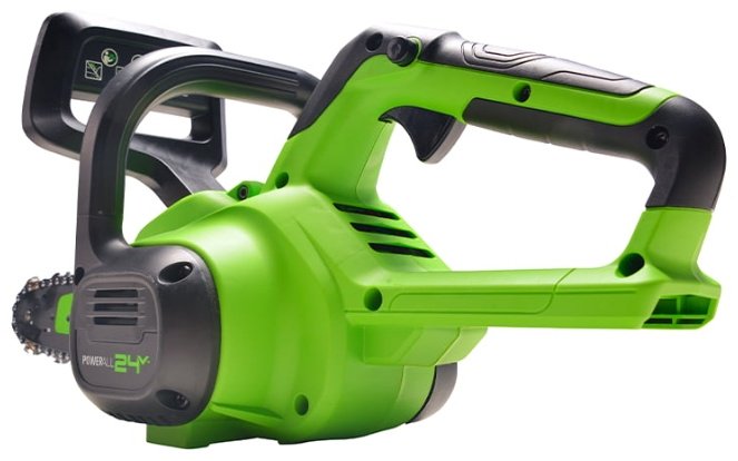 Аккумуляторная цепная пила Greenworks G24CS25K4 (2007707UBRU)