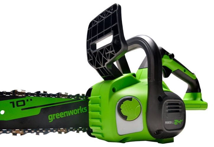 Аккумуляторная цепная пила Greenworks G24CS25K4 (2007707UBRU) купить,108102