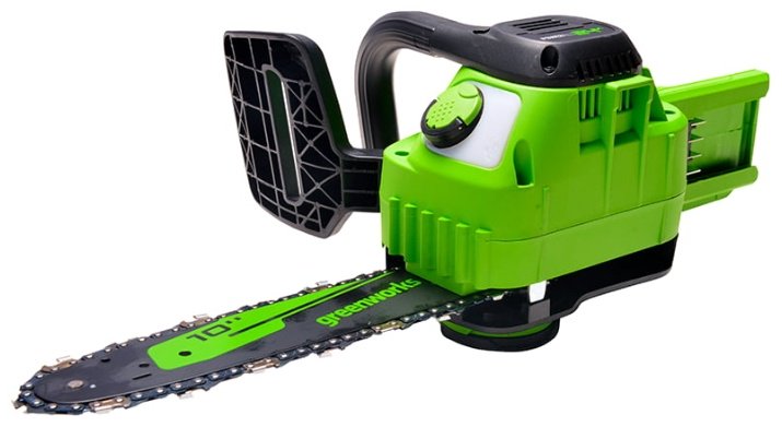 Аккумуляторная цепная пила Greenworks G24CS25K4 (2007707UBRU) купить,108102