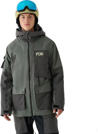 Куртка горнолыжная 4F Snowboarding 4FWAW24TTJAM511-43S зеленый S 42-44