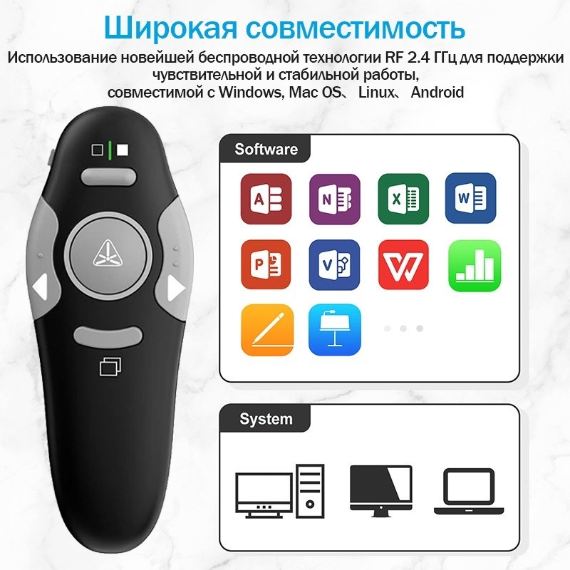 VZTEC кликер K1000 черный