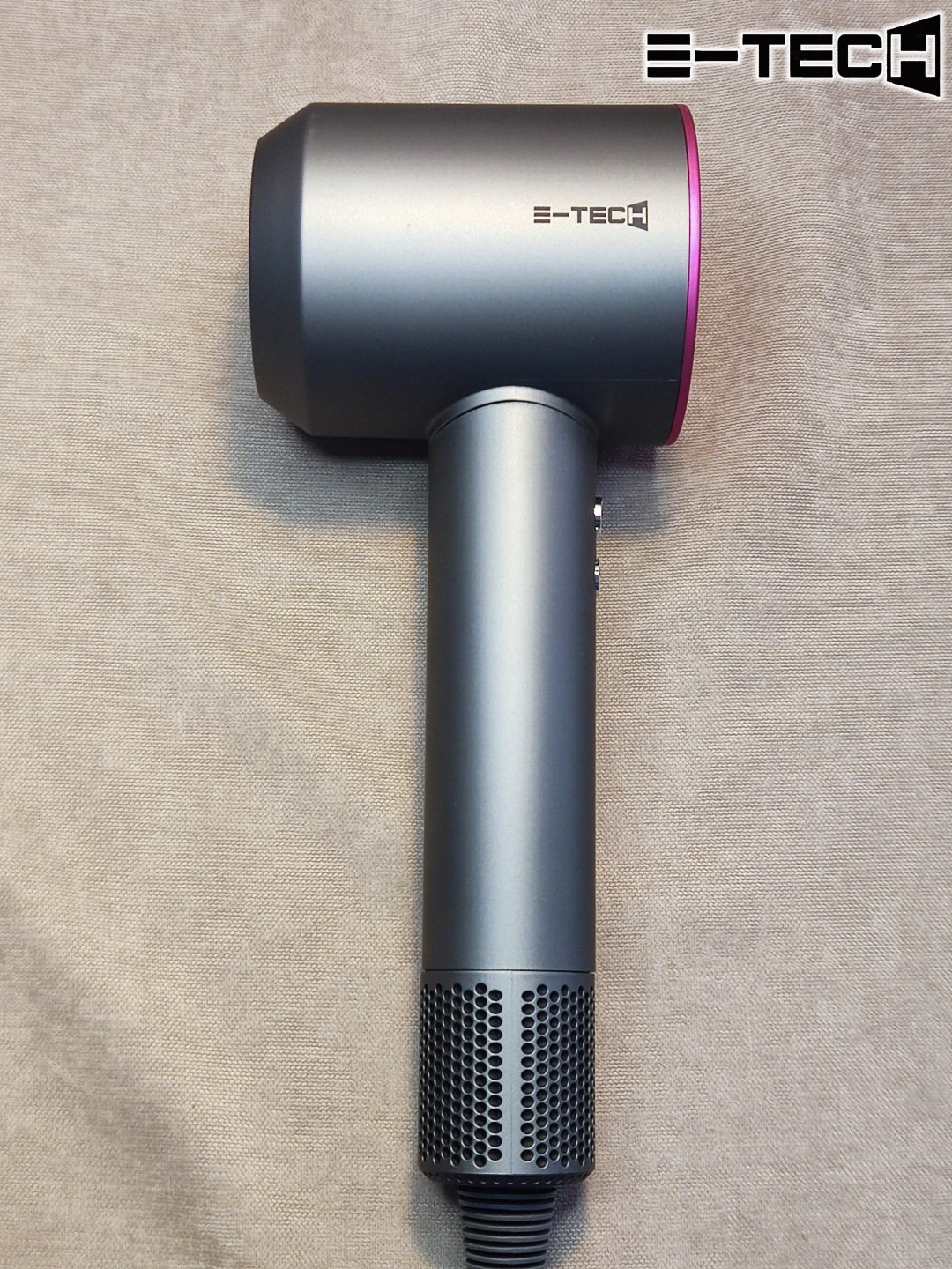 E-tech HD15 профессиональный для волос с ионизацией фен розовый купить,13000