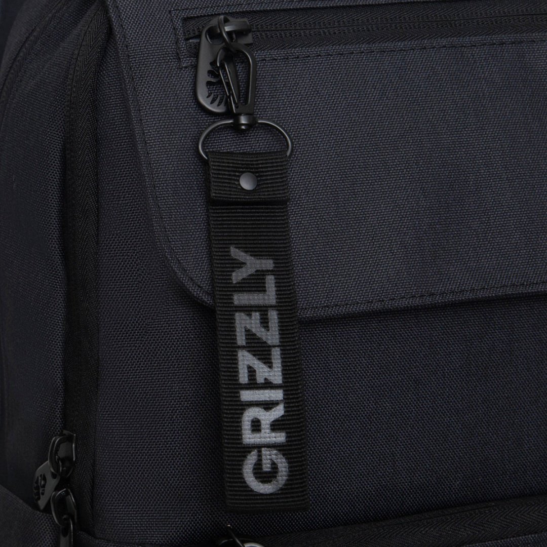 Рюкзак Grizzly полиэстер черный купить,NaN