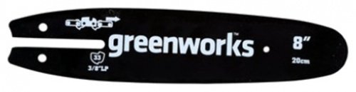 Greenworks шина 29497 шаг: 3/8, 33 звен., 1.3 мм, длина 20