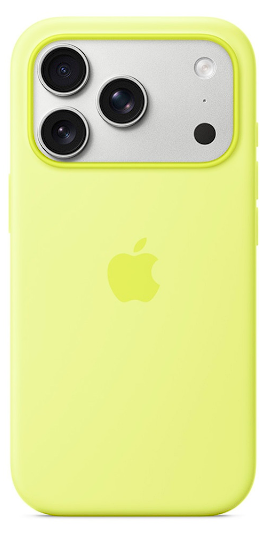 Чехол для iPhone 17 Pro Silicone Case with MagSafe – Neon Yellow MGFF4ZM/A купить,9990