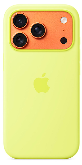 Чехол для iPhone 17 Pro Silicone Case with MagSafe – Neon Yellow MGFF4ZM/A купить,9990
