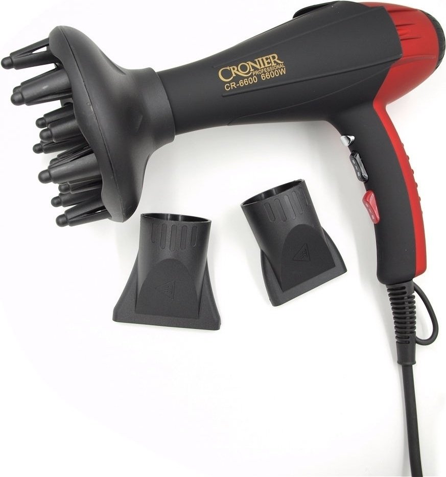 Cronier CR-6600 фен черный, красный