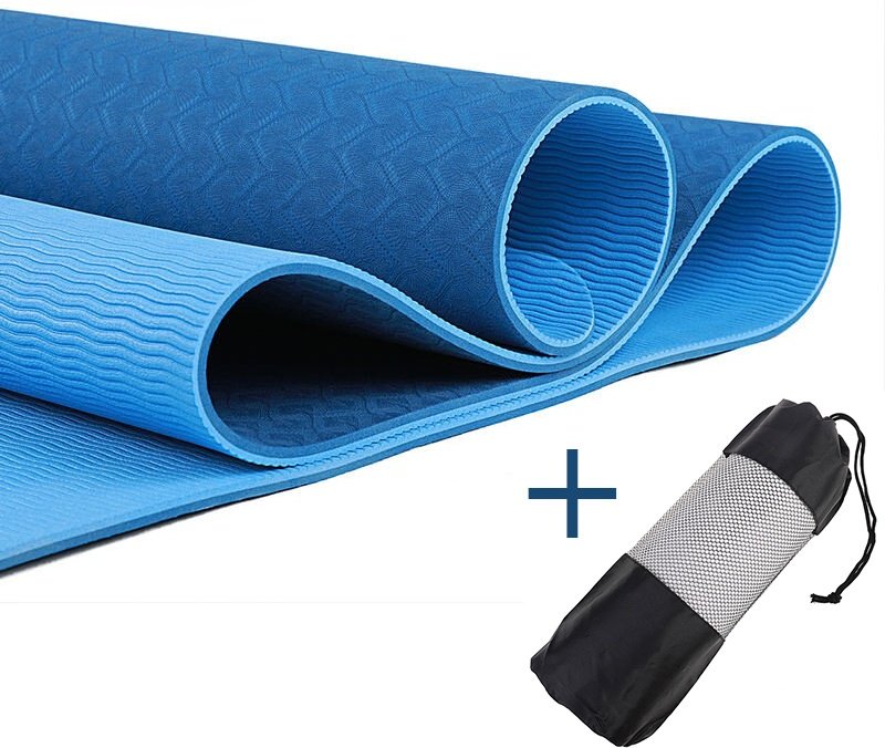 Коврик Yoga Mat GF-9804-6MM 183x61x0.6 см синий купить,6000