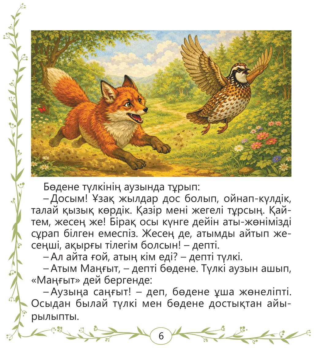Книга Коллектив авторов: Түлкі мен бөдене купить,NaN