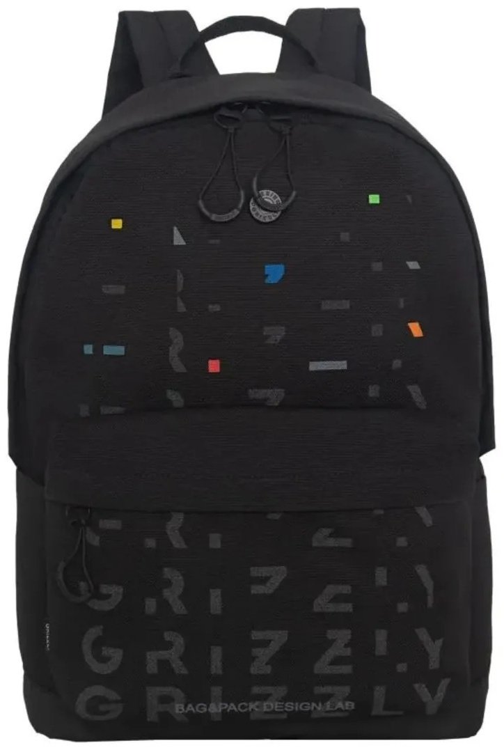 Рюкзак Grizzly полиэстер черный купить,NaN
