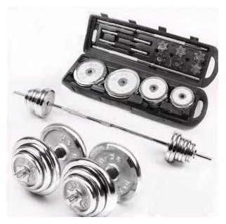 York Fitness набор гантелей разборная 2 шт 50 кг 150 см