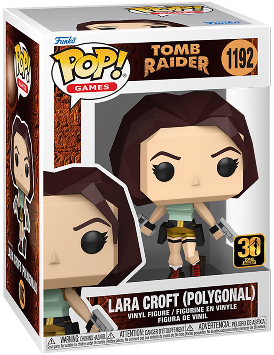 Funko POP! Tomb Raider: Lara Croft (Polygonal) 9.5 см 1 шт купить,NaN