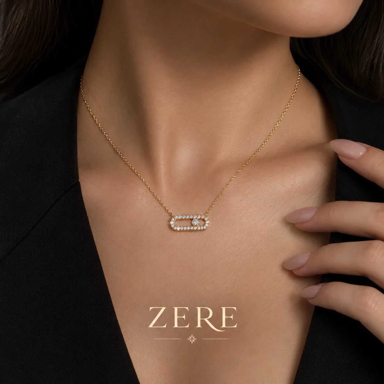 Колье Zere ZR080921 желтое золото 1.74 г - ForteMarket Колье Zere ZR080921 желтое золото 1.74 г купить,130500
