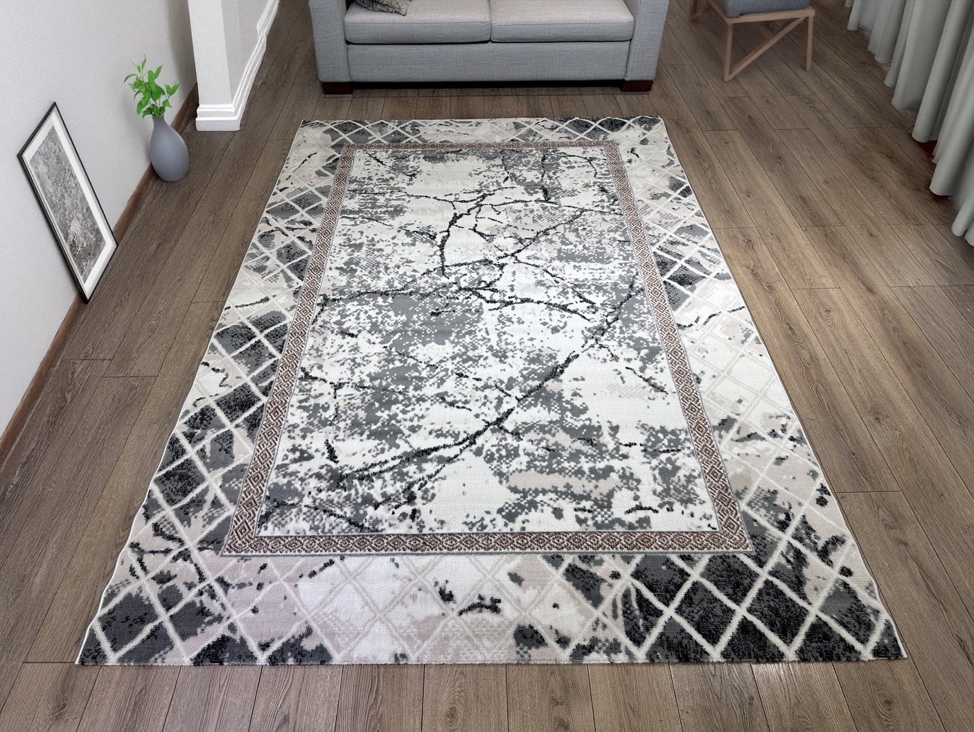 Ковер Bal Tekstil 100x150 см, короткий ворс, Казахстан