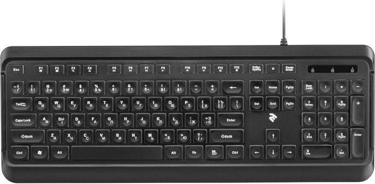 Клавиатура 2E KS120 черная  