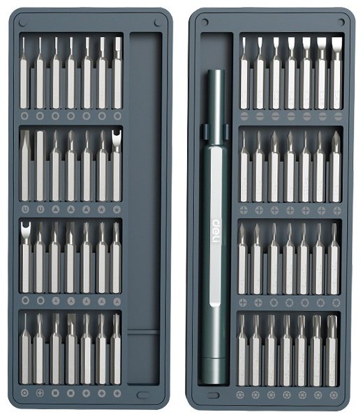 DELI отвертка с насадками DL241057 PH1х25 мм купить,5720
