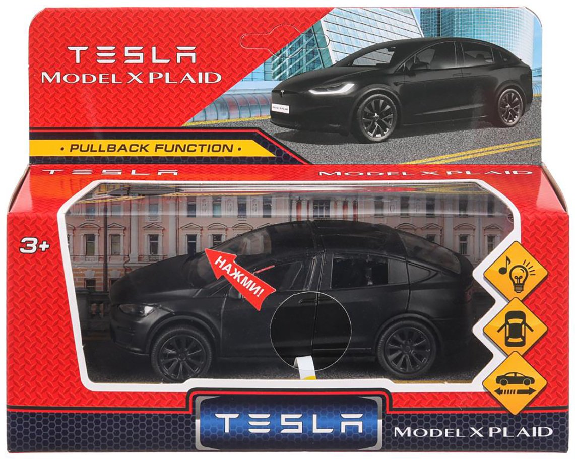 Машина Технопарк Tesla черный купить,NaN