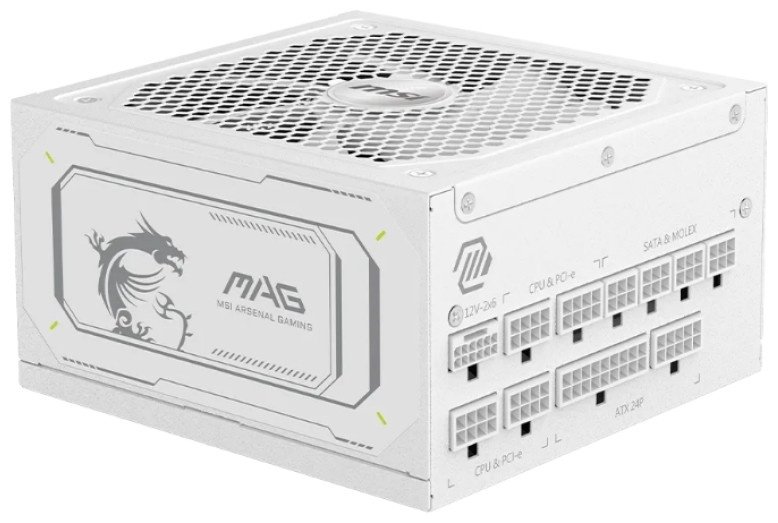 Блок питания MSI MAG A1000GL PCIE5 WHITE 1000 Вт купить,NaN
