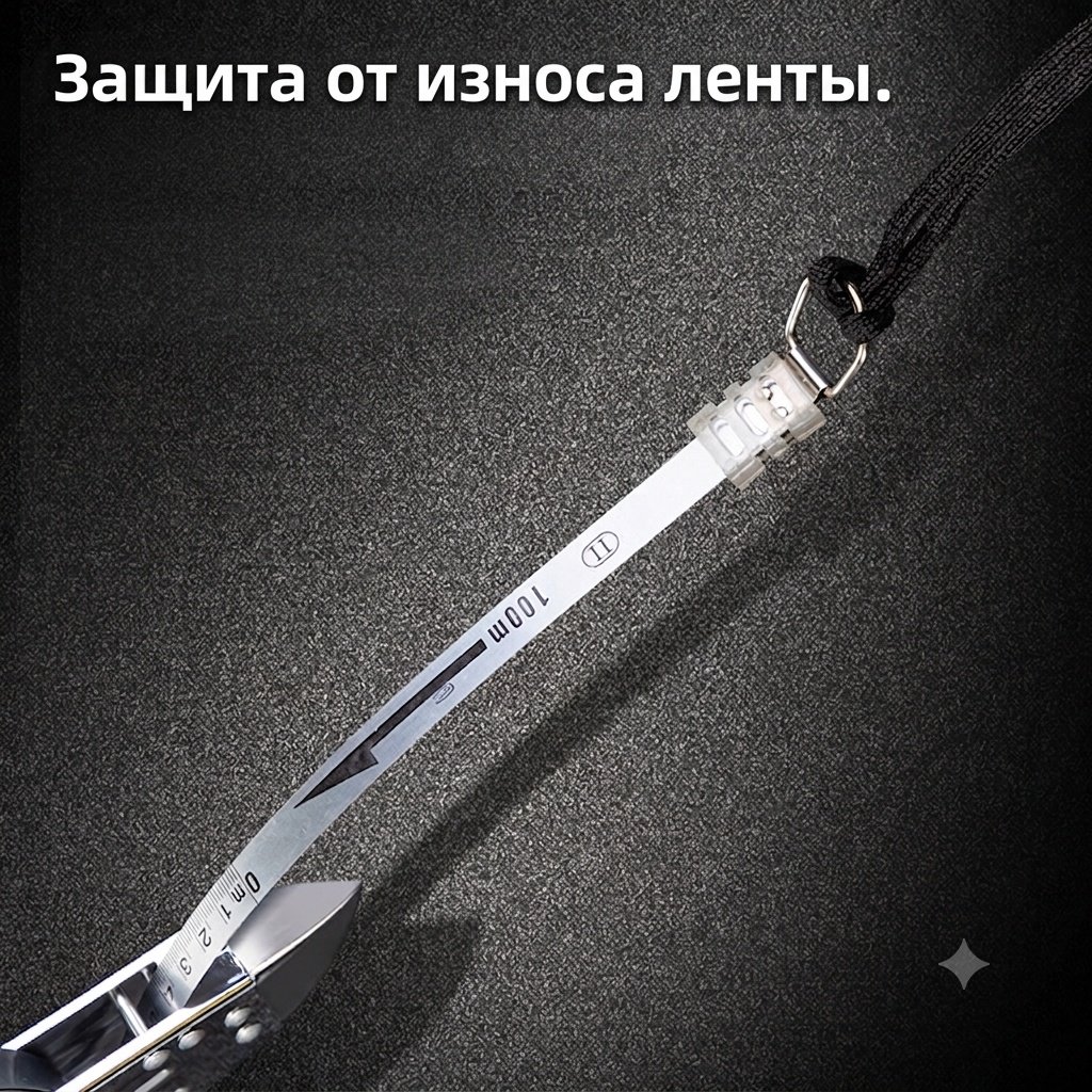 DELI рулетка строительная, геодезическая DL91100, 100 м х 12.5 мм
