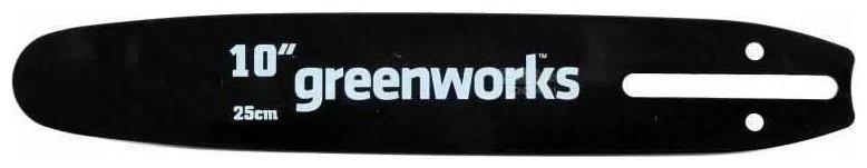 Greenworks шина 2953907 шаг: 3/8, 39 звен., 1.3 мм, длина 25