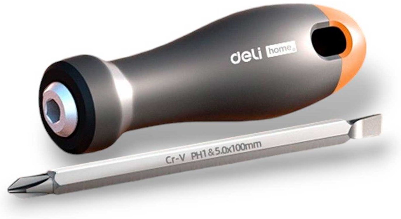 DELI отвертка двусторонняя HT1055C набор из 2 - ForteMarket DELI отвертка двусторонняя HT1055C набор из 2 купить,1370