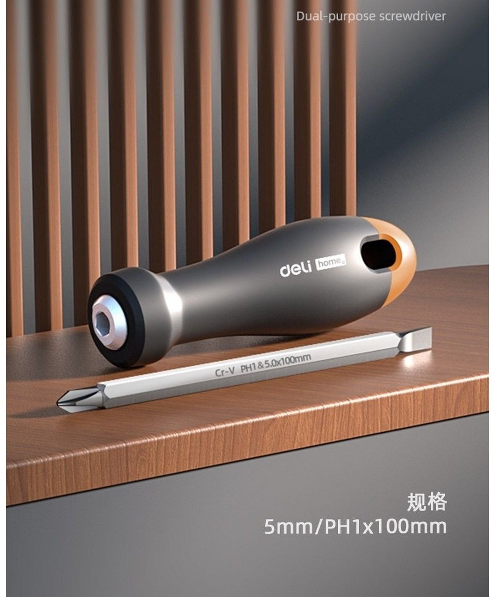 DELI отвертка двусторонняя HT1055C набор из 2 - ForteMarket DELI отвертка двусторонняя HT1055C набор из 2 купить,1370