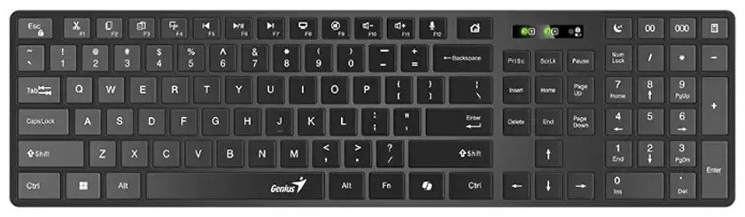Клавиатура Genius Slimstar 7250BT черный купить,8508