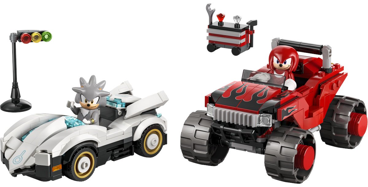 Конструктор LEGO Автомобиль Сильвера против монстр-трака Наклса 77118, деталей 378 шт купить,NaN