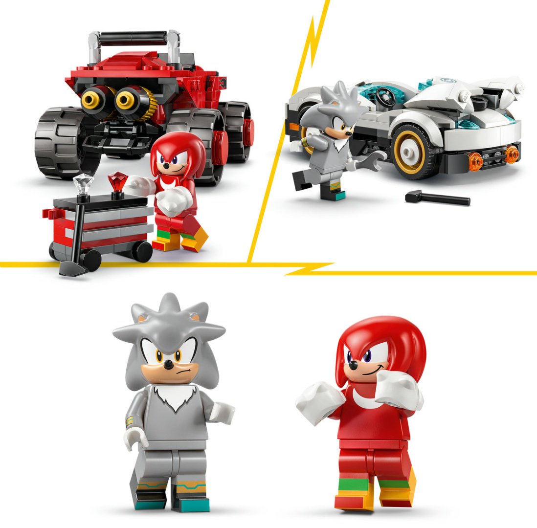 Конструктор LEGO Автомобиль Сильвера против монстр-трака Наклса 77118, деталей 378 шт купить,NaN