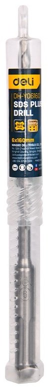DELI бур EDH-Y06160 (SDS-plus, 6х160х210 мм) 1 шт купить,NaN