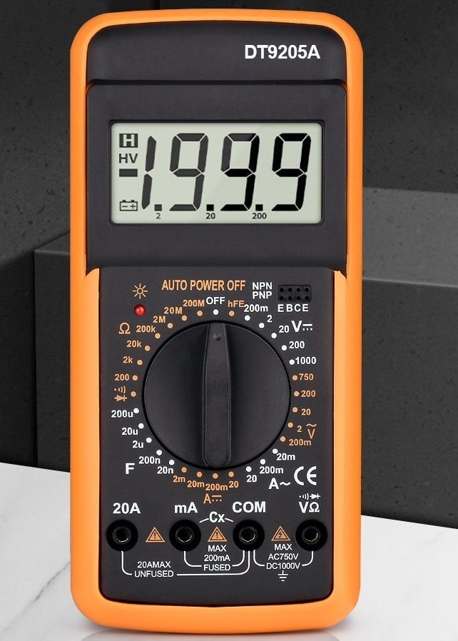ANENG мультиметр DT9205A, цифровой