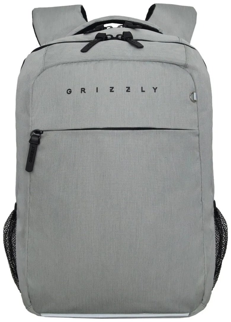 Рюкзак Grizzly полиэстер серый купить,NaN