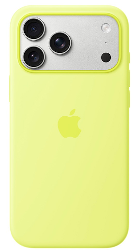 Чехол для iPhone 17 Pro Max Silicone Case with MagSafe – Neon Yellow MGFM4ZM/A купить,NaN