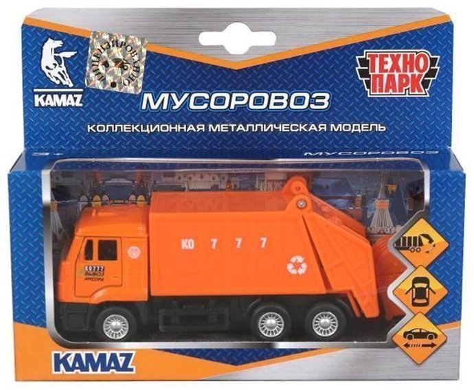 Технопарк KAMAZ МУСОРОВОЗ SB-16-25-1-WB, металл, мультиколор купить,NaN