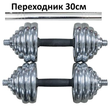 FitTop набор гантелей разборная 2 шт 20 кг