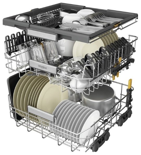 Посудомоечная машина Whirlpool W7I HP42 L серебристый