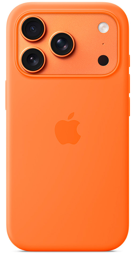 Чехол для iPhone 17 Pro Silicone Case with MagSafe – Orange MGFE4ZM/A